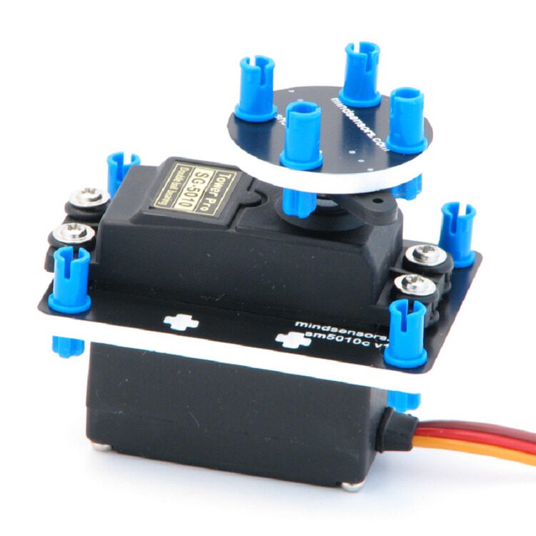 Сервомотор RC Servo с креплением для NXT или EV3 Mindsensors HSS47GCR